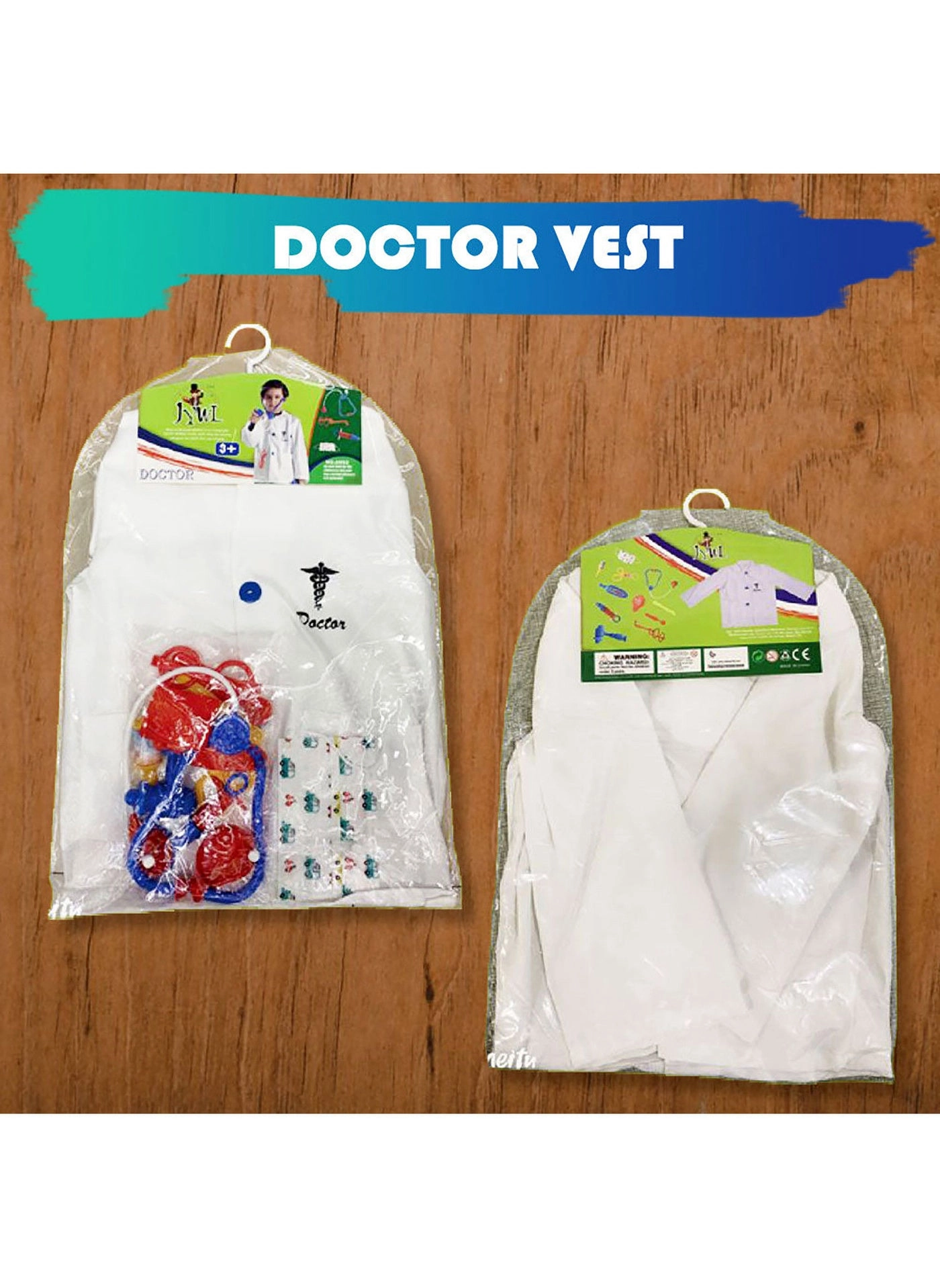 Doctor Role Play Costume Set - 30 cm Doctor 1X 3+ Years