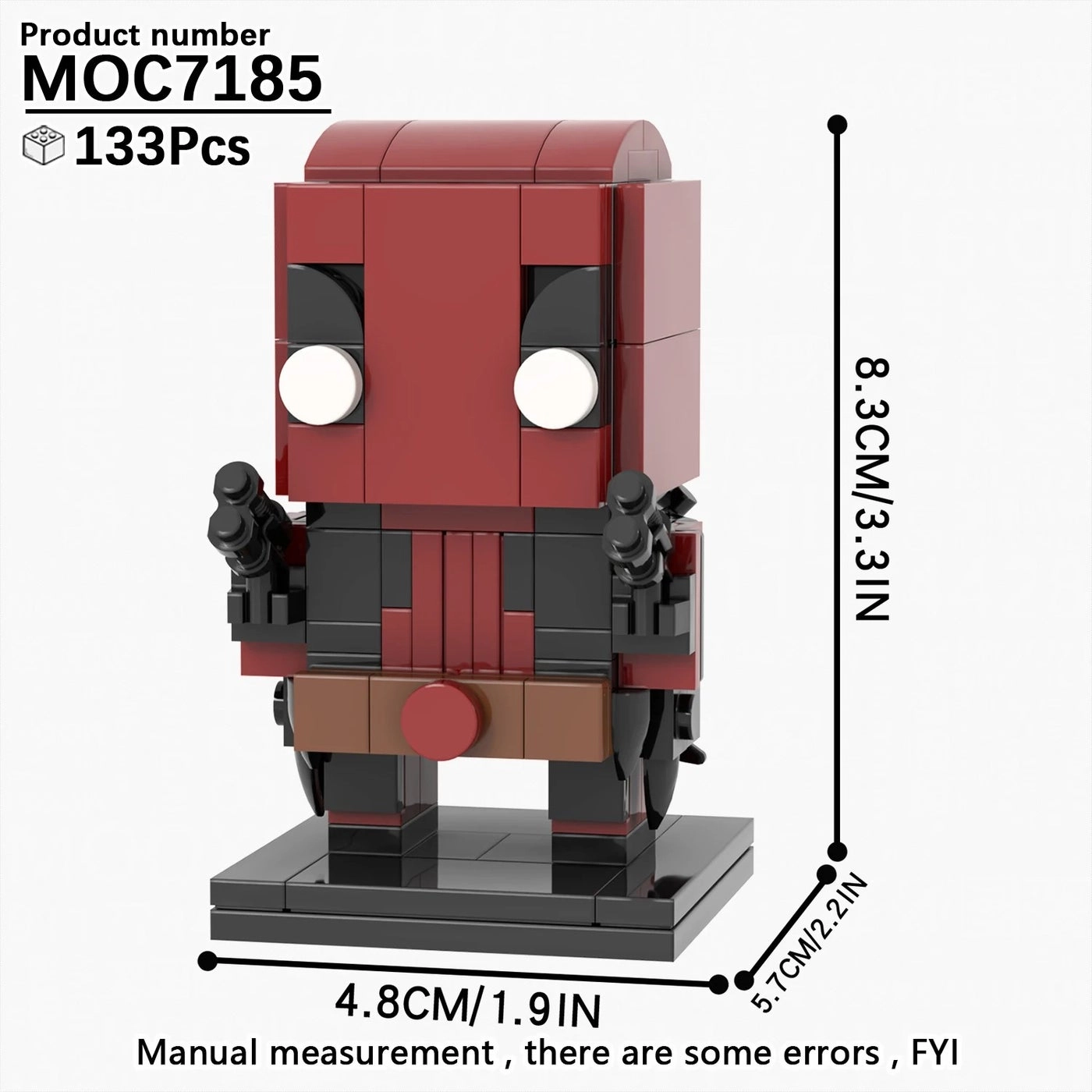 Bat Brickheadz + Scarlet Witch Brickheadz + Doctor Doom Brickheadz + Mark1 Brickheadz