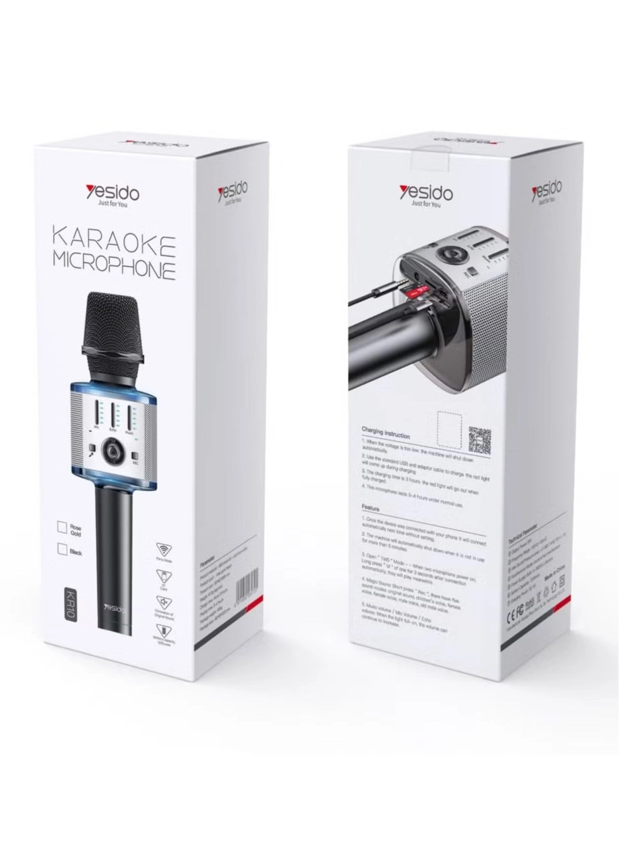 KR10 - 1 x Built-In Wireless Microphone