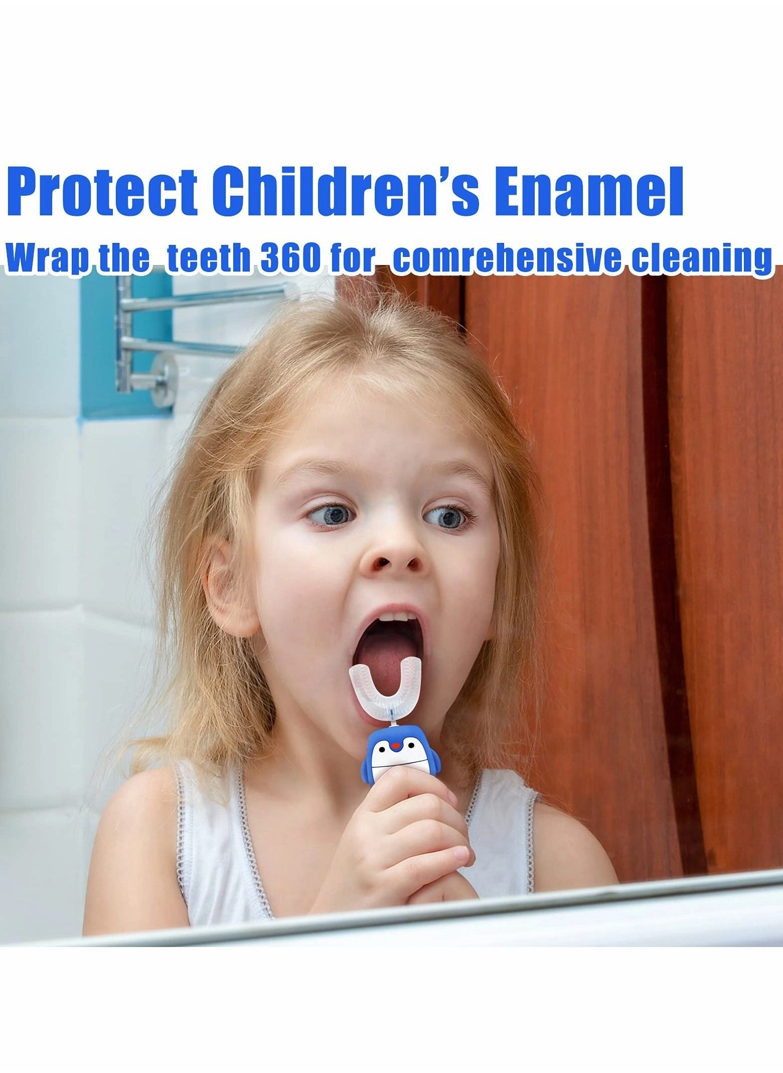 U Shaped Electric Toothbrush - Automatic 5 Modes IPX7