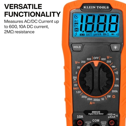 80196 Digital Multimeter Kit - Manual-ranging 600V AC/DC