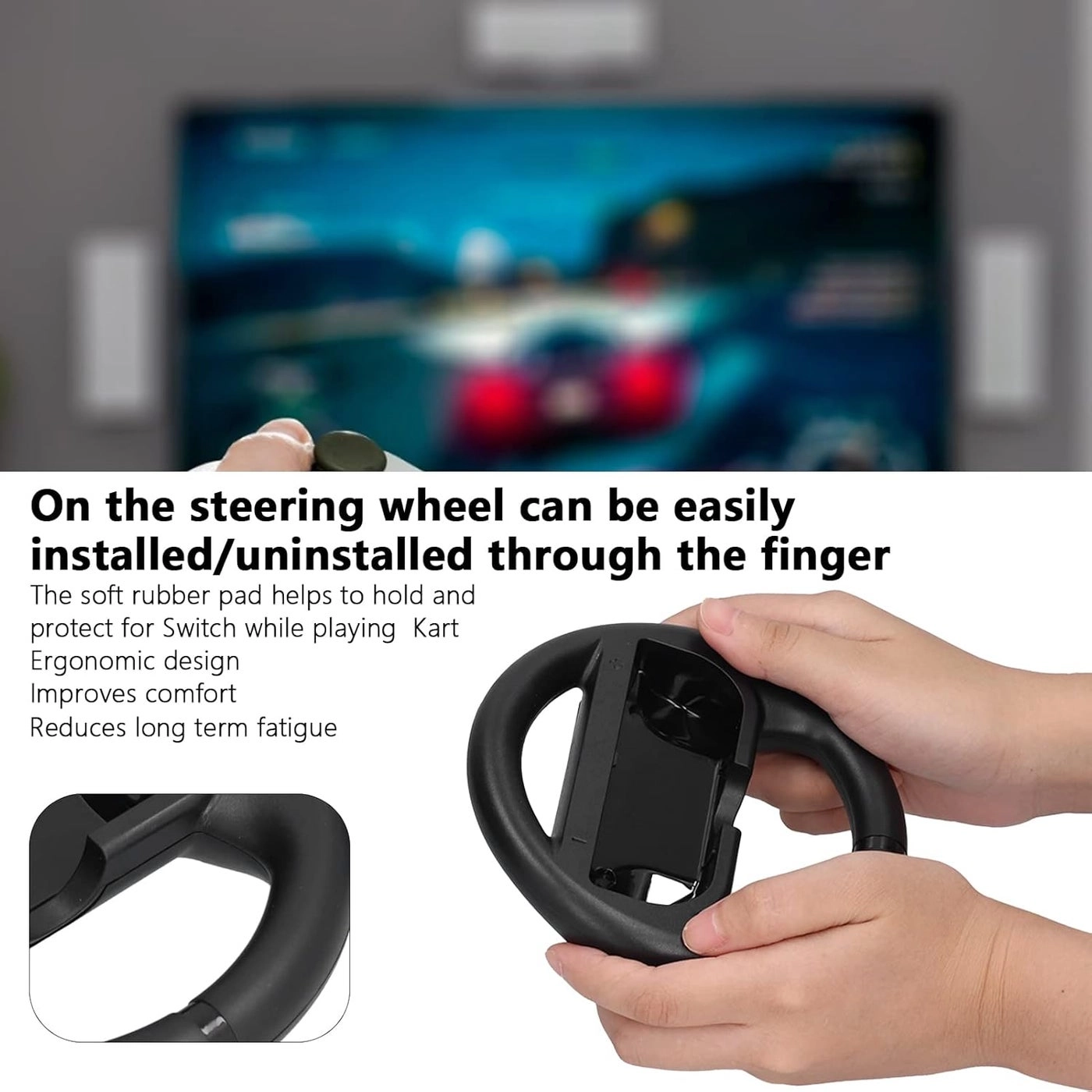 Steering Wheel Controller Racing Wheel - Switch Bundle