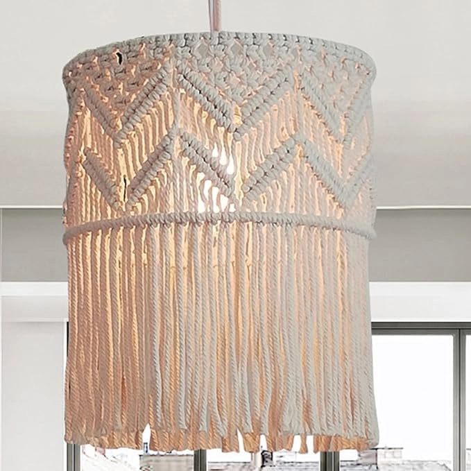 Macrame Chandelier - 12x18 Inch cotton