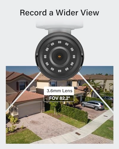 Wired Security Camera Kit - 4pcs 4 channels 1080p