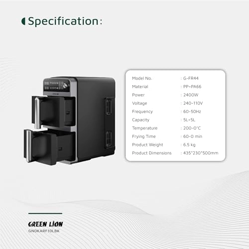 Double-Decker Air Fryer GNDKARF10LBK