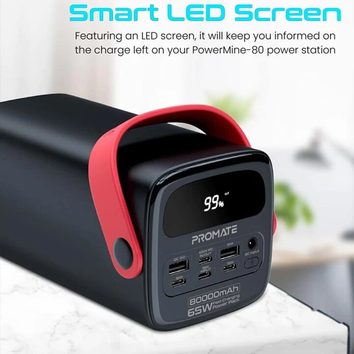 PowerMine-80 - 80000 mAh 65W Fast charging