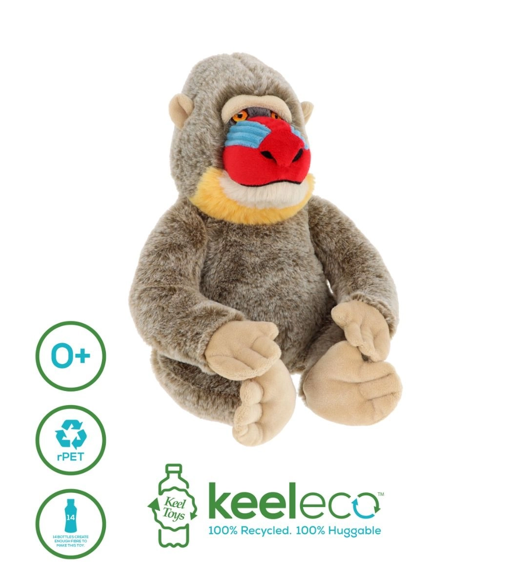 Keeleco Monkey Mandrill - 25 cm