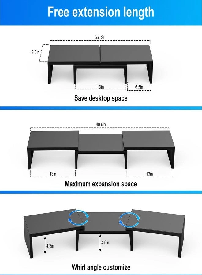 Dual Monitor Stand Riser