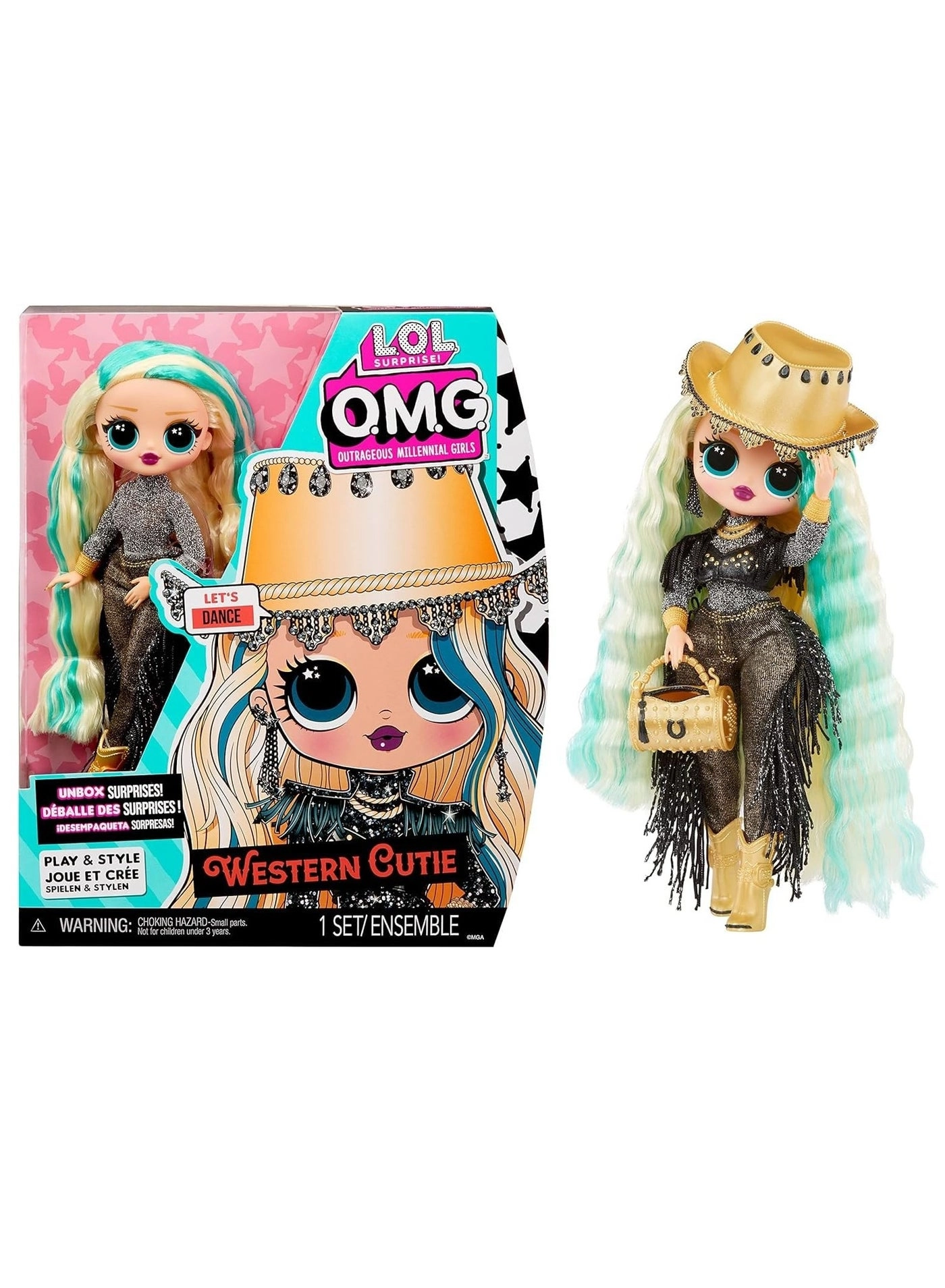 LOL OMG Western Cutie Fashion Doll - Surprise Accessories Ages 3+