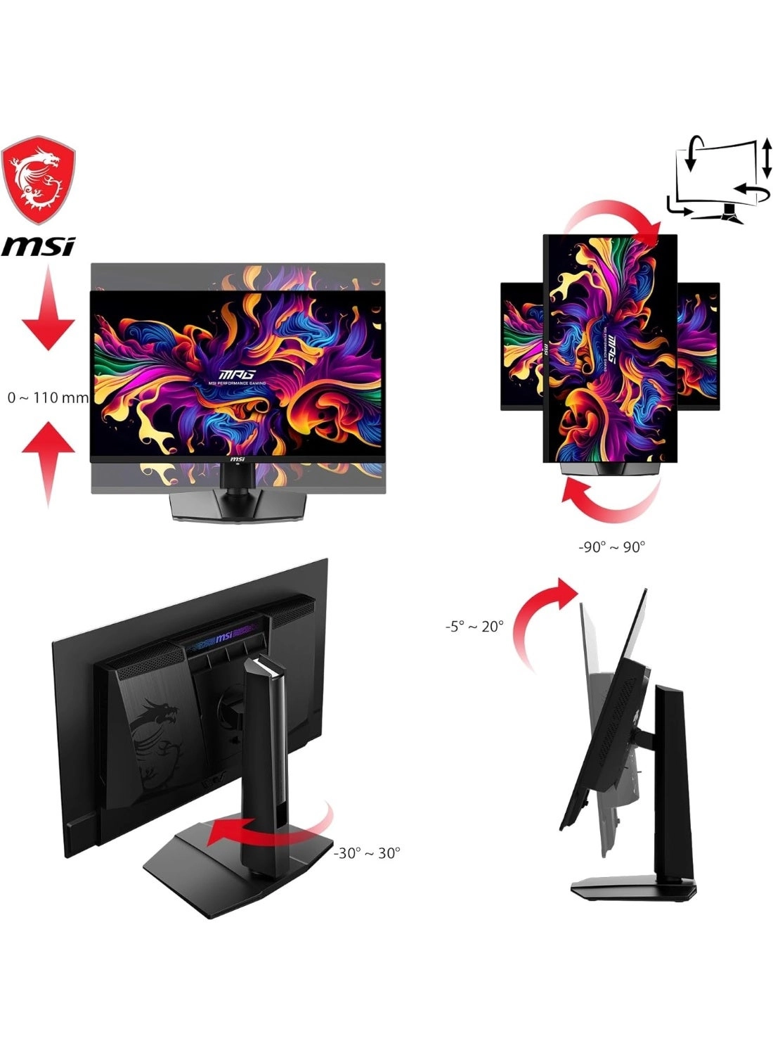(Renewed) MPG 271QRX - 9S6-3CD79A-011 27 in 1920x1080