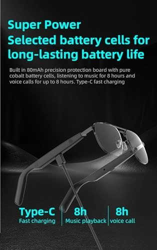 Sg15 - Bluetooth Smart Glasses 6-8H