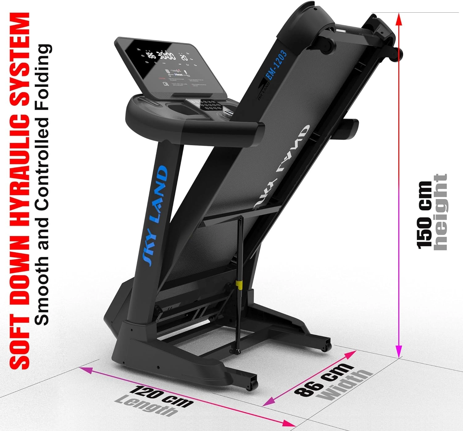 Fitness Treadmill - 7 HP Peak 140 * 52 cm