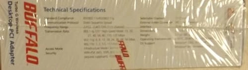 WLI2PCIG54S - 802.11b, 802.11g PCI Wireless