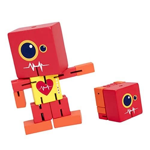 3d Transforming Robot - Red (3 pcs.) Bundle