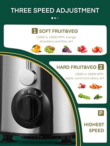 Juicer - 400 watts 0.8 Liters