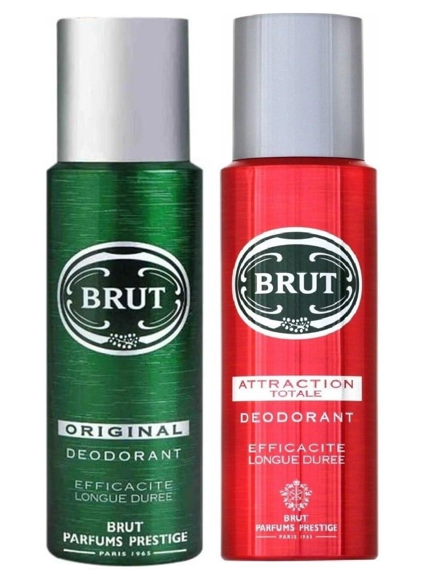 BRUT Attraction Deodorant Pack