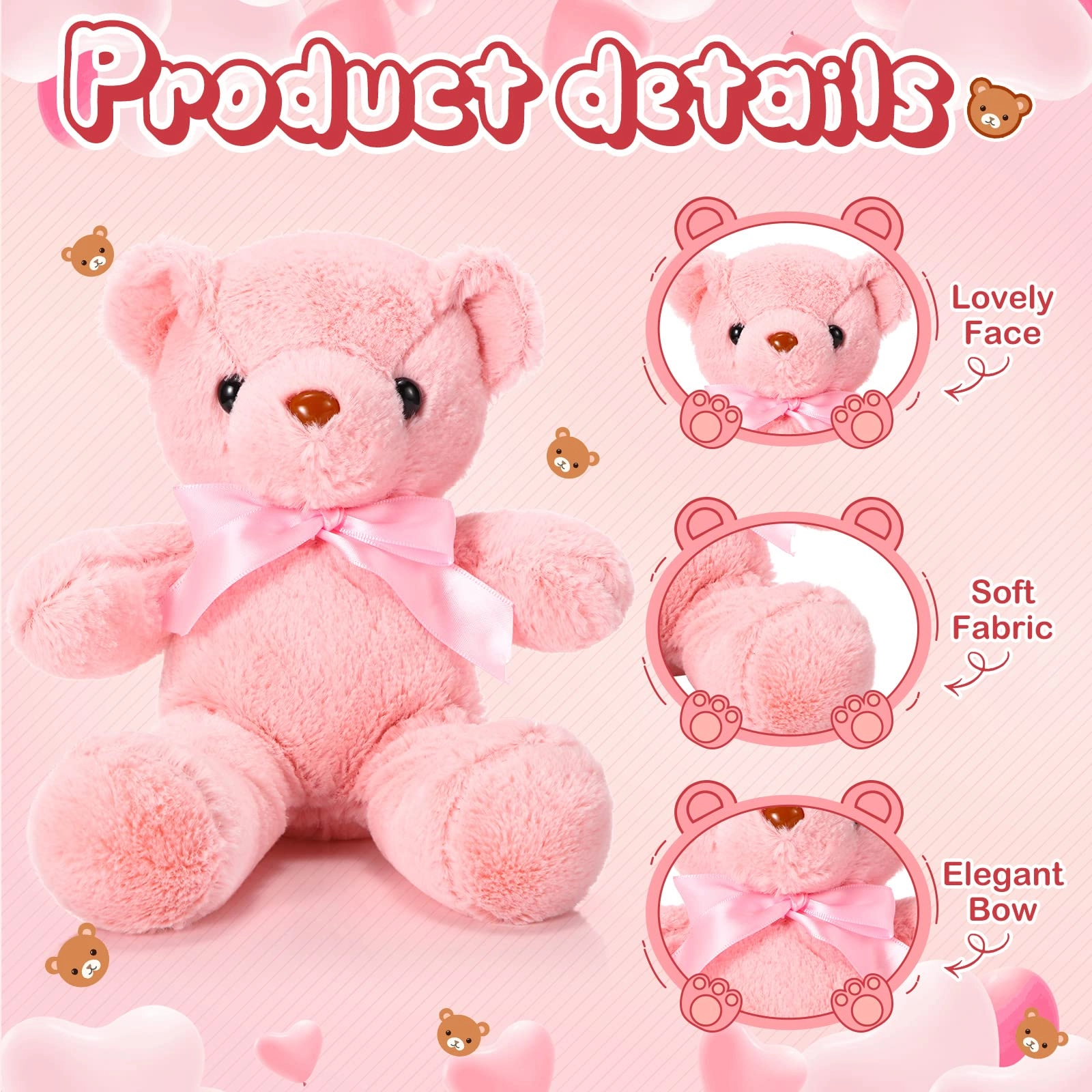 Teddy Bears - 10 Pcs 12 Inch