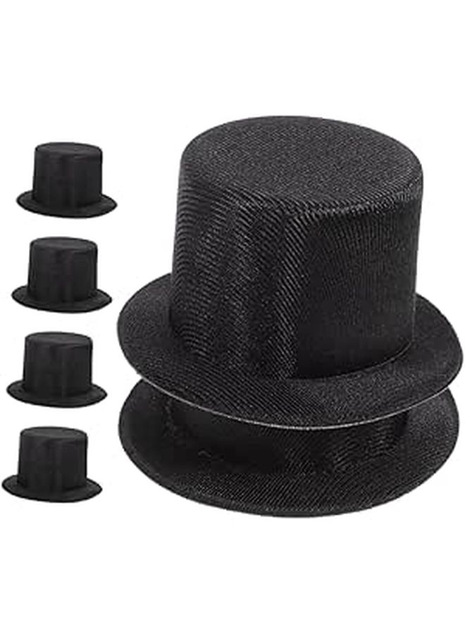TOYANDONA Mini Top Hats - 6 Pieces 9.00X9.00X4.50CM