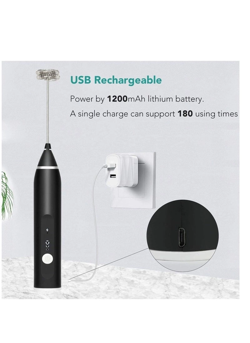 Handheld 3 In 1 - USB Rechargeable Electric Foam Maker