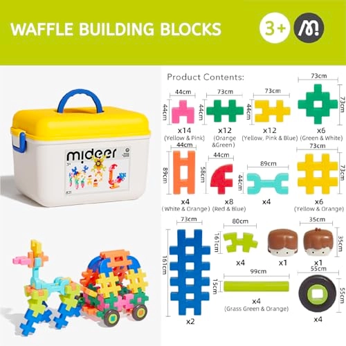 Waffle Blocks - 14 pcs