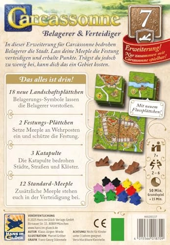 Carcassonne: Sieger and Defender - 7th Expansion (German)