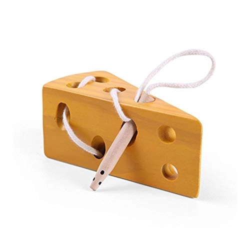 Threading Cheese Mouse - 3 years and up