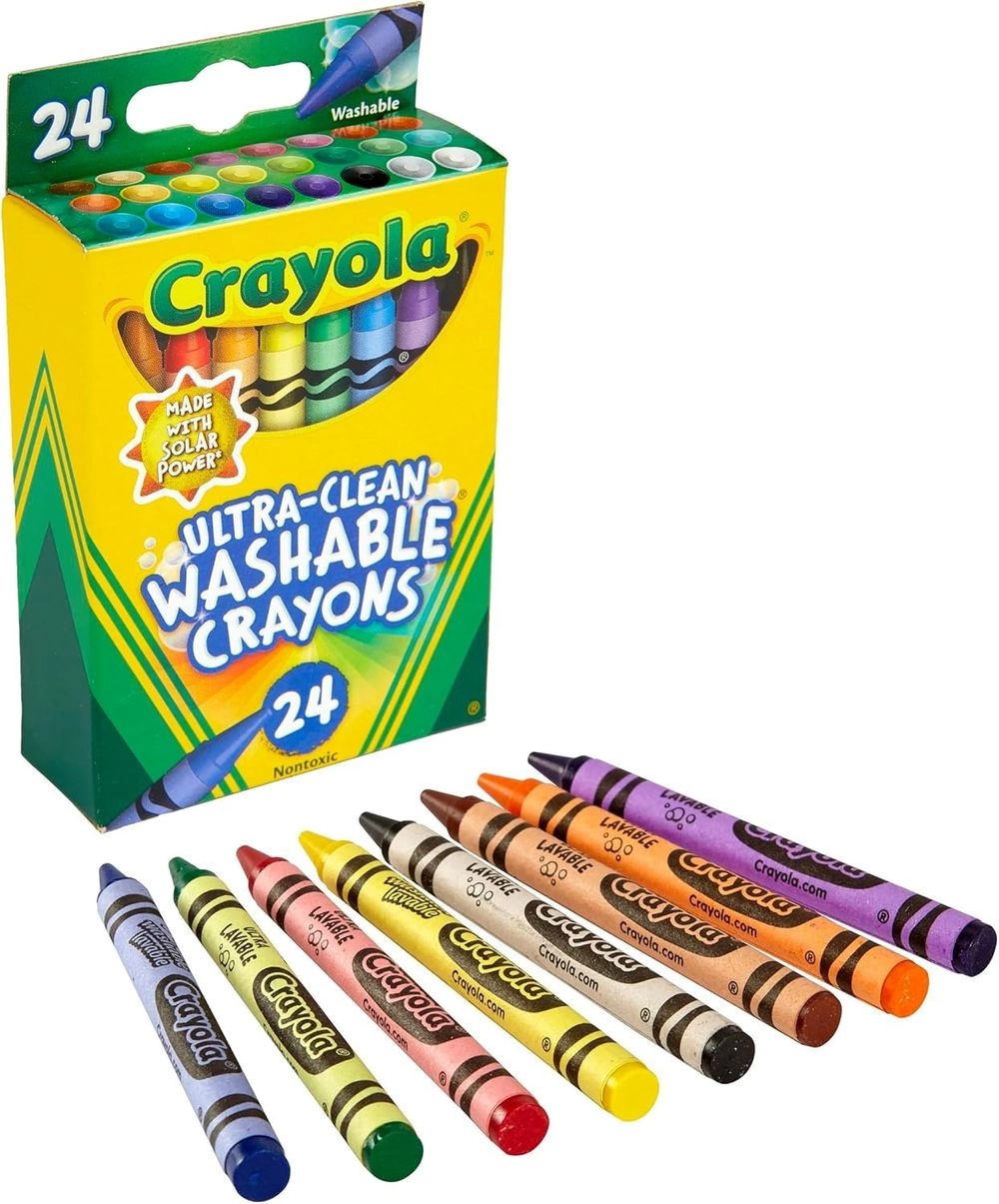 Crayola Ultra Clean Crayon - 24 Count