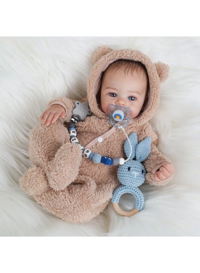 KSBD Reborn Baby Doll - 18-Inch Vinyl African American Ages 3+