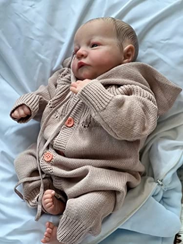 Levi Reborn Baby Doll - 19 Inch Awake Blue Eyes