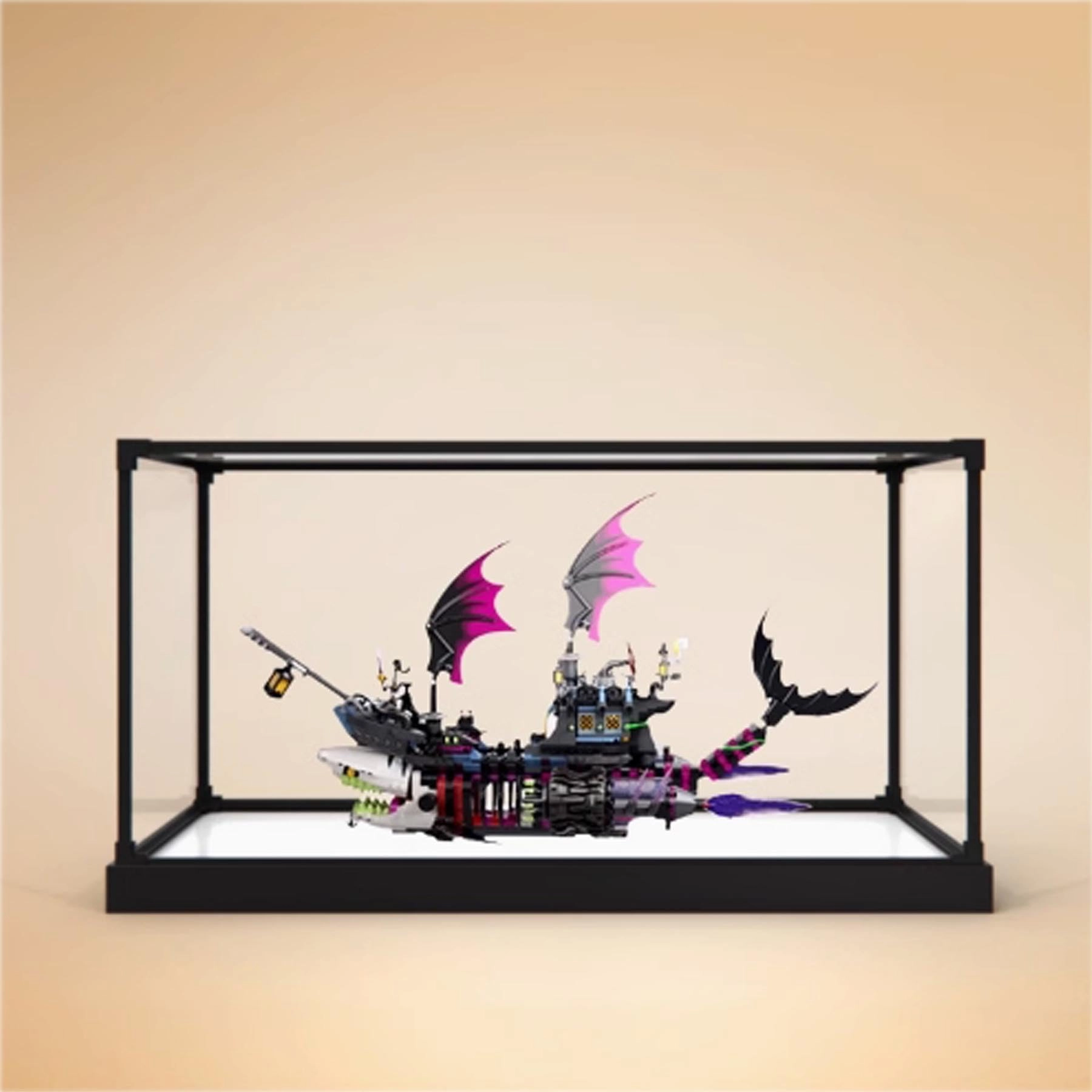 FEIRUBO Acrylic Display Box - Compatible with Lego 71469 White Base