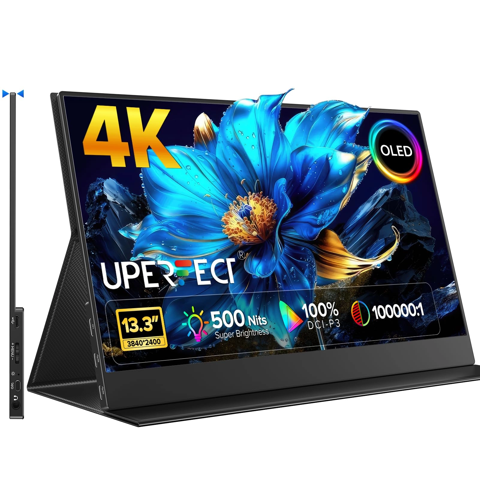 UPERFECT 4K OLED Portable Monitor - 3840 x 2160 13.3 Inches