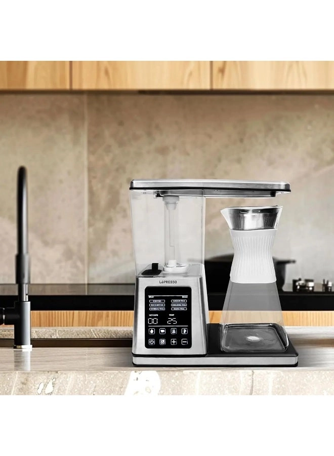 Crystal Brew - Drip Tea & Drip Coffee Smart Digital Control Keep-Warm