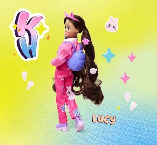 Lucy Dressing Doll - 26 cm Plastic Long Hair Ages 4+