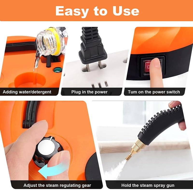 Handheld Steam Cleaner - 3 BAR 1L