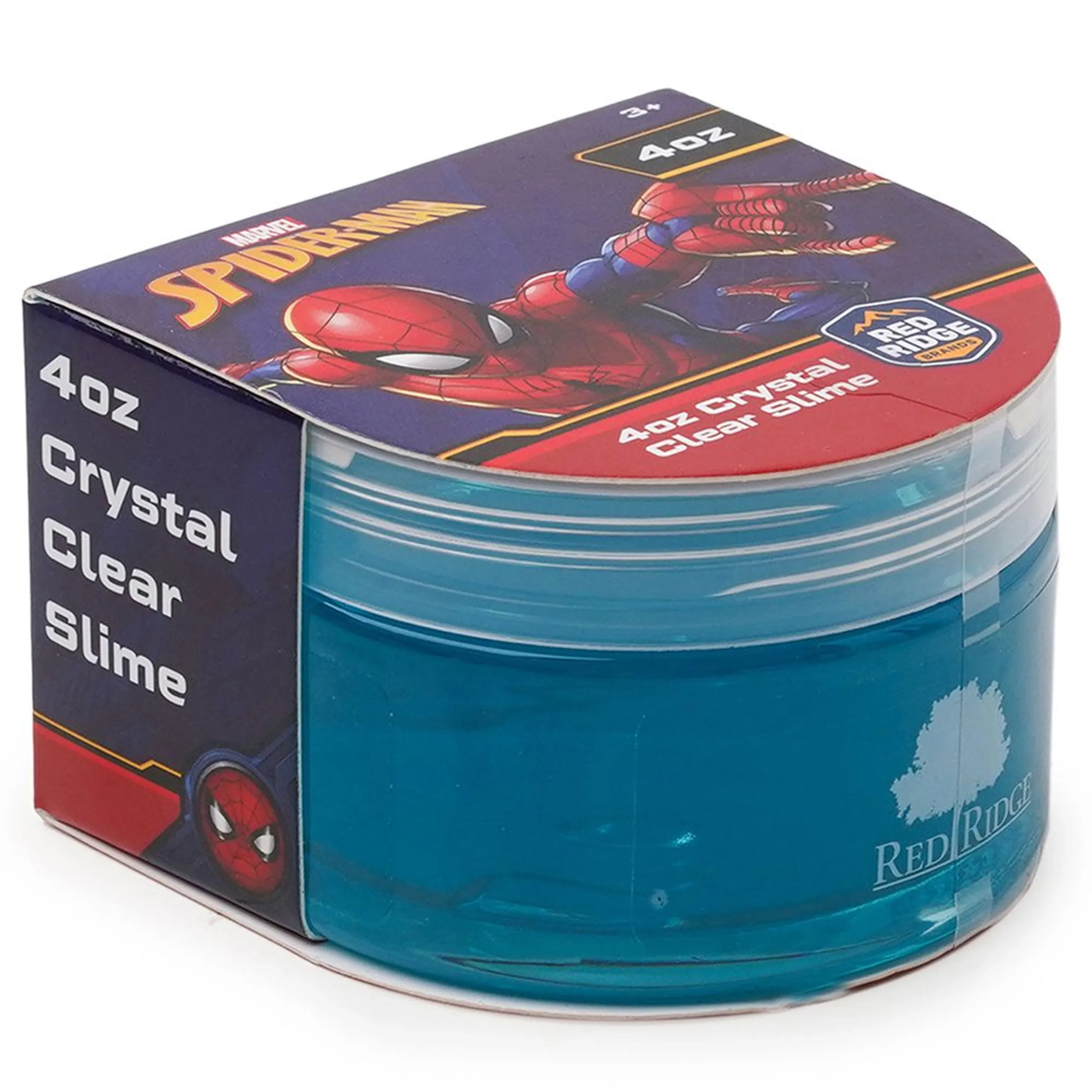 SLIME SQUAD Marvel Spider Man Crystal Clear Slime - 3 years+