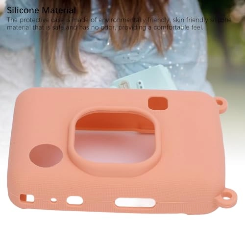 Instant Camera Protective Case - Silicone Pinkish