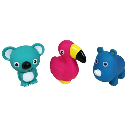 Baby Doll - 8" Bath Tub Potty 6pc Animals Set