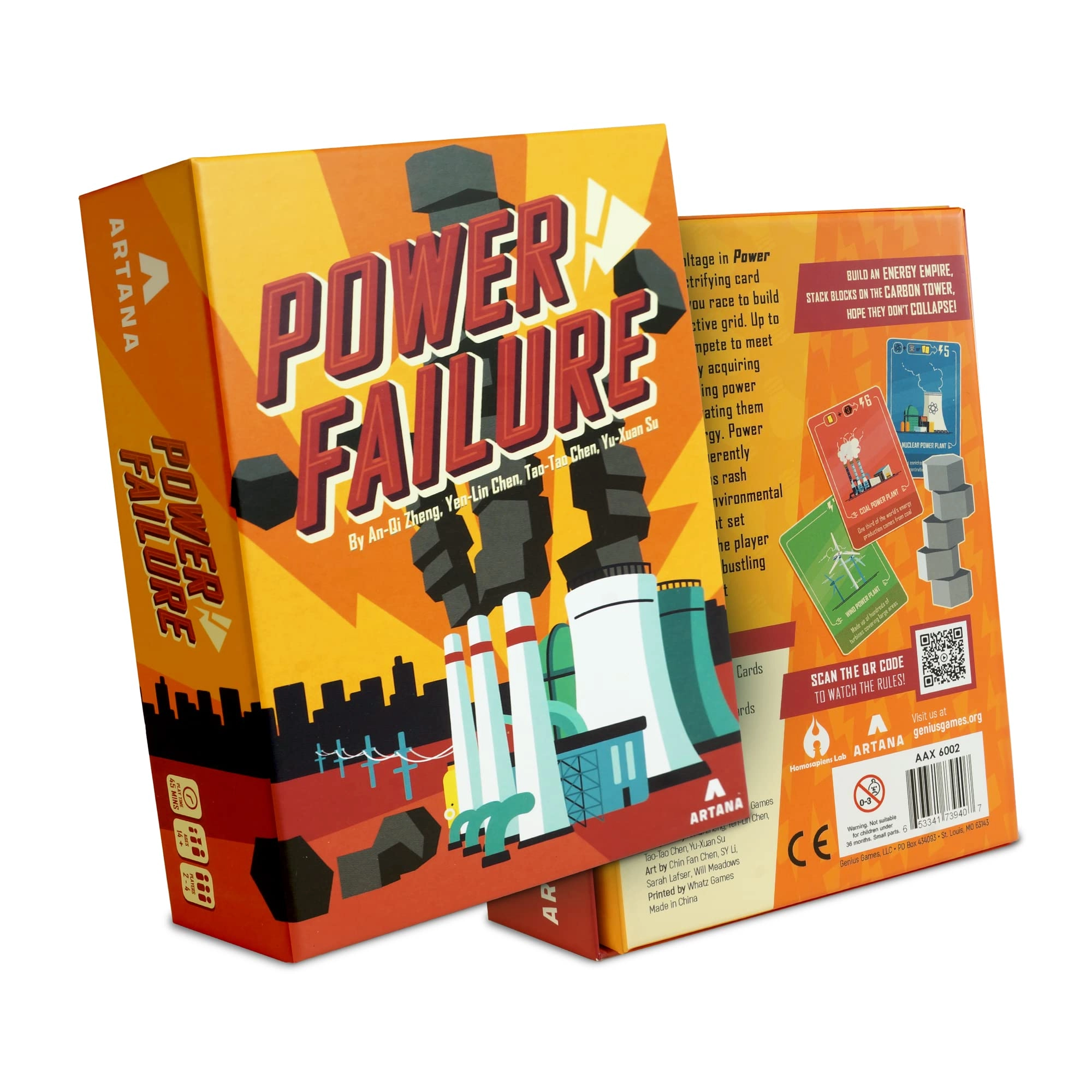 Genius Games Power Failure - Card Game