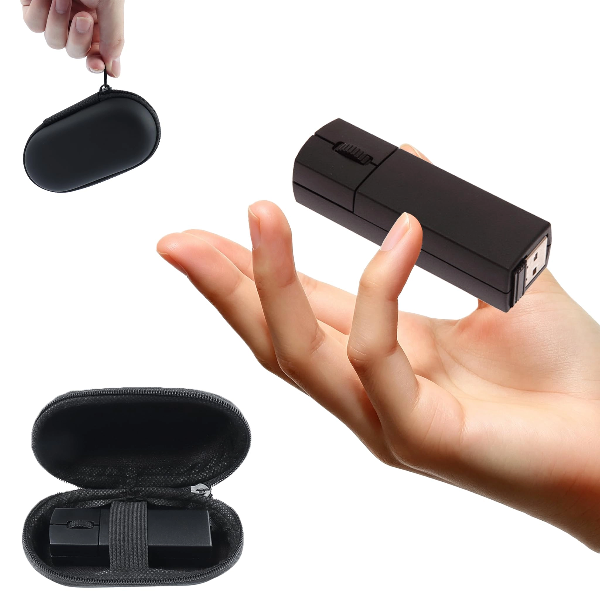 3 Mode Magnetic Ultra-Thin Mouse - Bluetooth USB