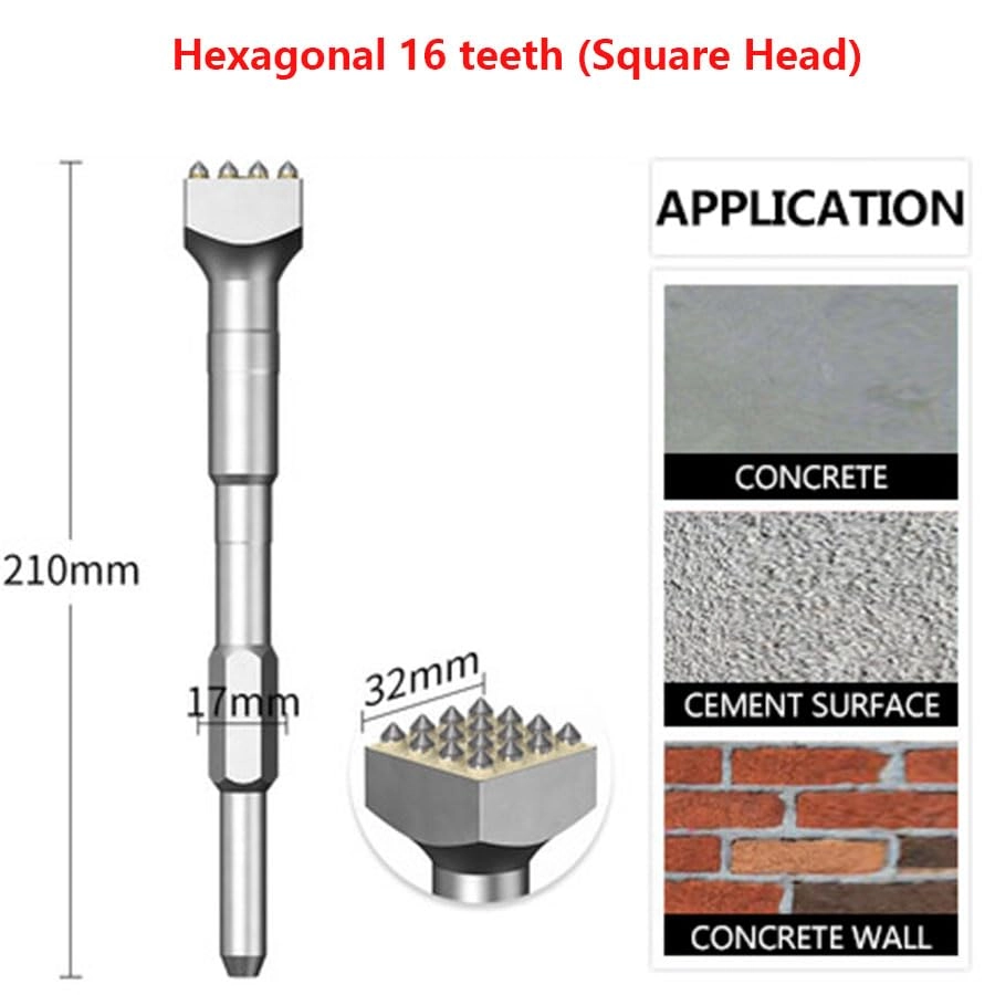 Flower Hammer - Hexagonal 16 12 Teeth