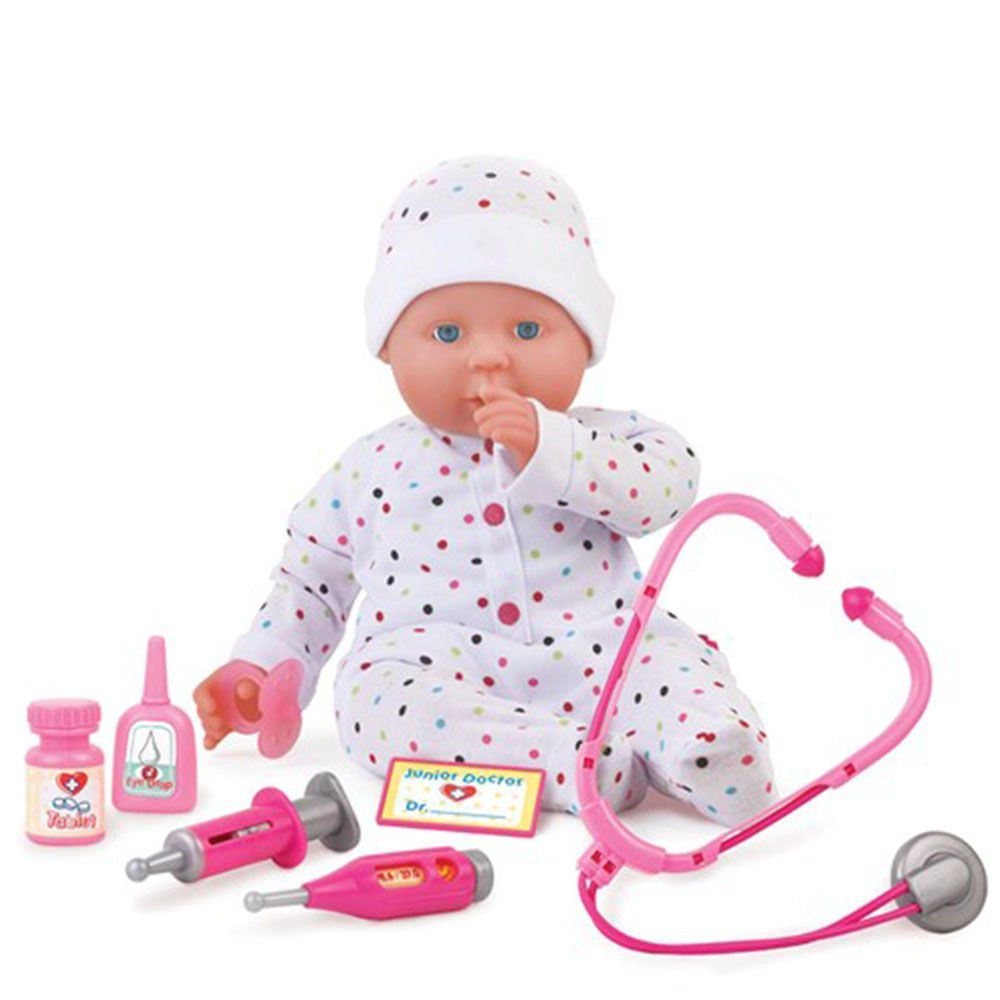 Dolls world Dolly Doctor - 46cm Pink Ages 3+