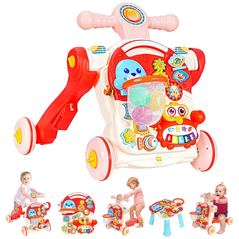 huanger Baby Activity Walker - 3-In-1 Musical Educational