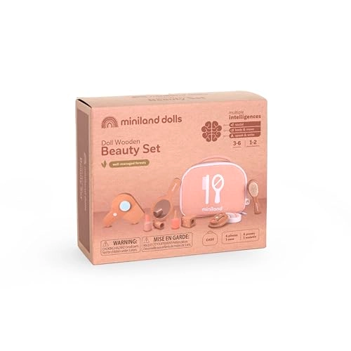 DOLL WOODEN BEAUTY SET - 7 pcs (94064)