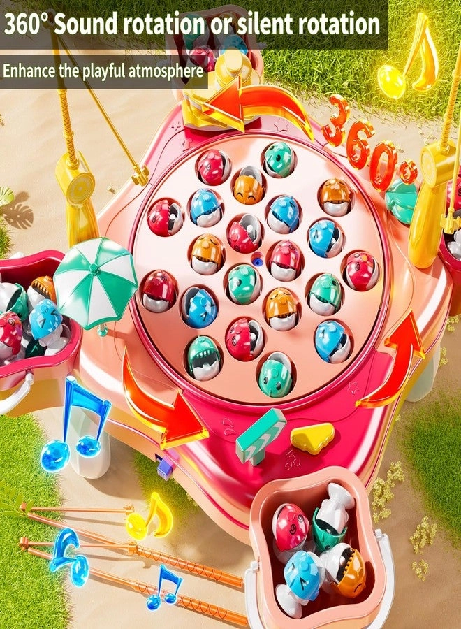 Magnetic Fishing Game - Age 4 5 6 7 8 and Up 48 Fishes and 8 Fishing Poles