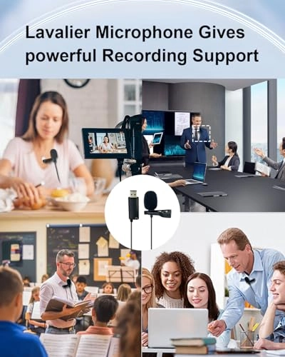 Lavalier Lapel Microphone USB Microphone