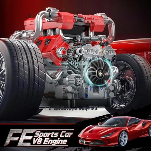 10204 - V8 motor Motor Engine Model Kit