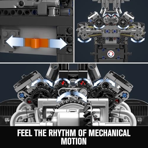 V8 Engine Model kit STEM - 8 years+ 737 pieces