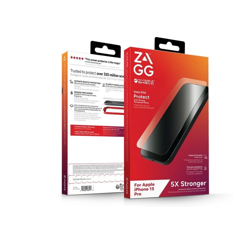 Clear Screen Protector for iPhone 15 Pro