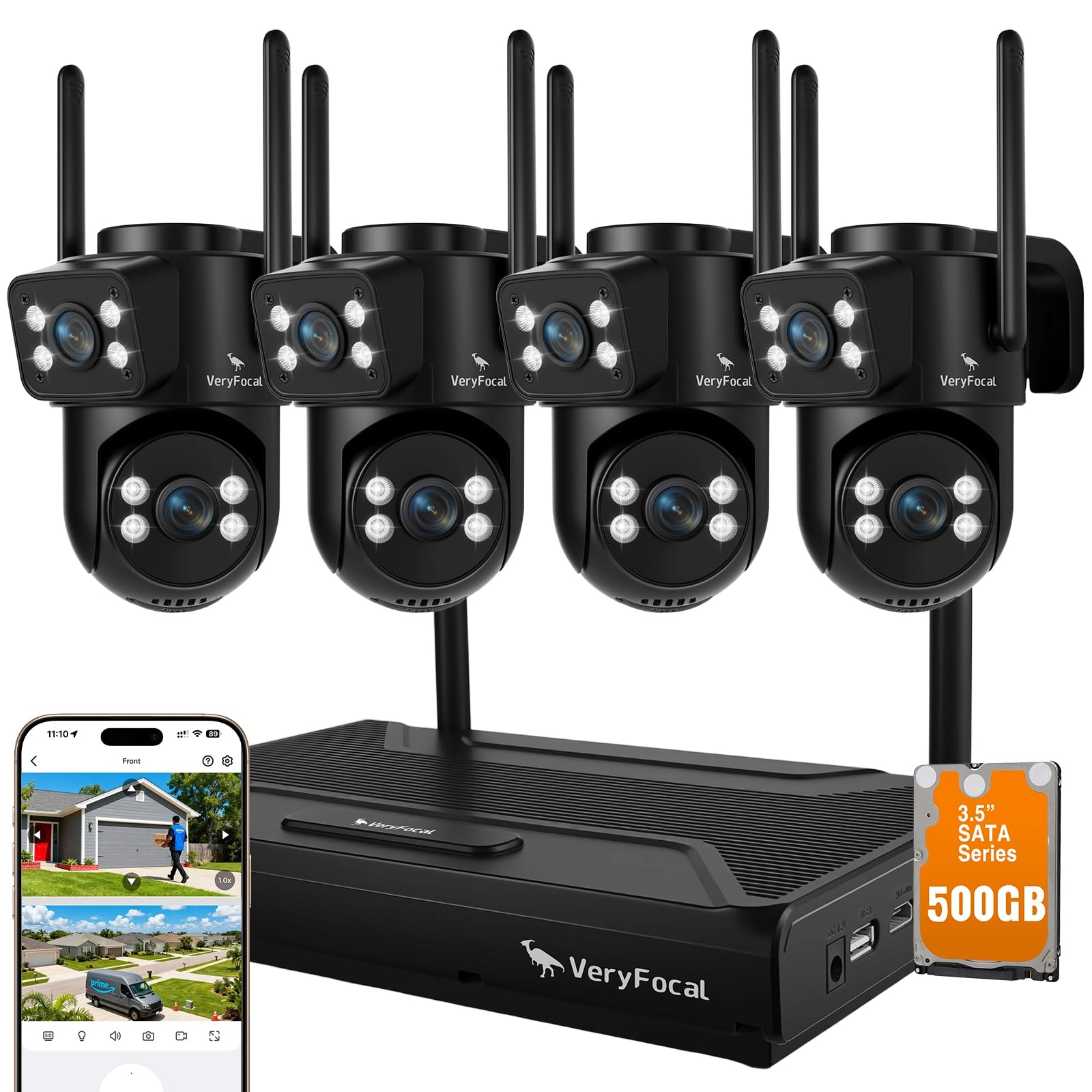 VeryFocal Technology DCK 8104 - 4-Set 10CH 4K