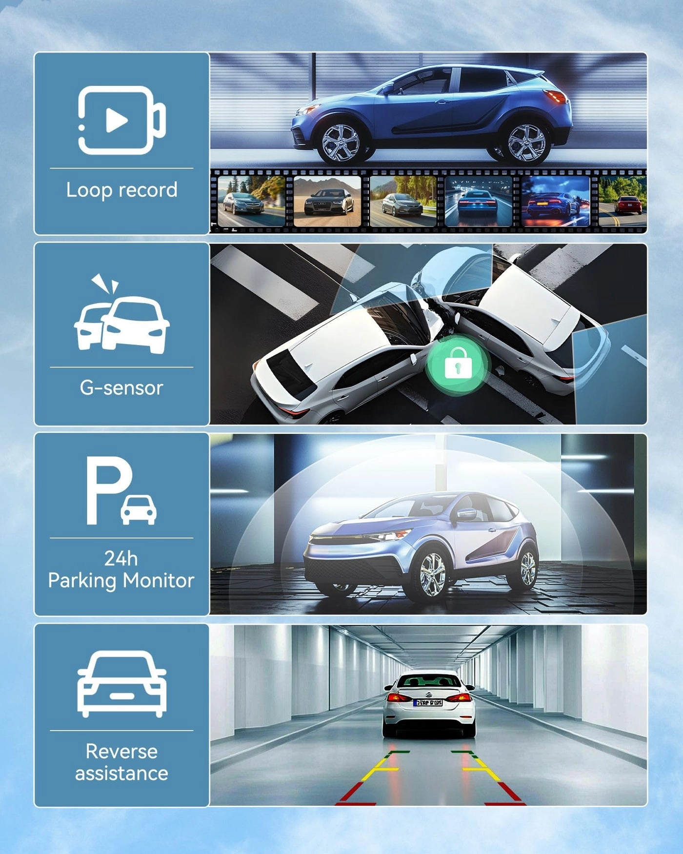 Rearview Mirror Camera - 4K 25FPS